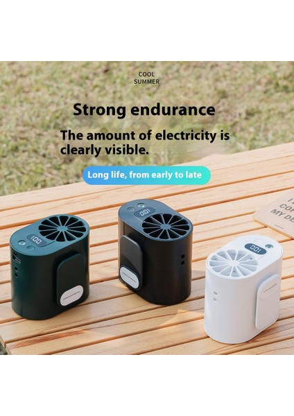 Yeni Ürün Bel Fanı, Kuvvetli , Uzun Pil Ömrü, Açık Taşınabilir Gece Lambası, Güç Bankası, Dijital Ekran Bel Fanı Y08 (Yurt Dışından) fırsatları