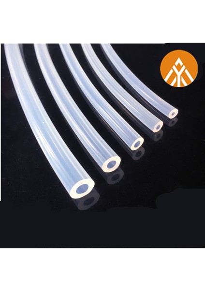 14X18 mm Stili 3 Metre Metreler Şeffaf Gıda Kalitesi Silikon Hortum Esnek Bahçe Kauçuk Hortum Akvaryum Yumuşak Boru (Yurt Dışından)