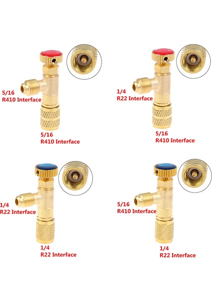 A2 Stili Hot R410A R22 Klima Gazı Güvenlik Valfi Güvenlik Adaptörü Klima Tamiri ve Florür (Yurt Dışından)