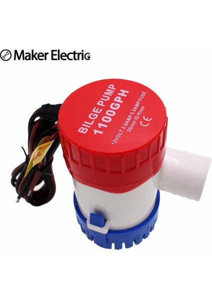 750GPH 12V Yeni Dc Kural Su Pompası Teknesi Uçak Motor Evleri Ev Teknesi Için %100 Yeni Bilge Pompa Gph (Yurt Dışından)