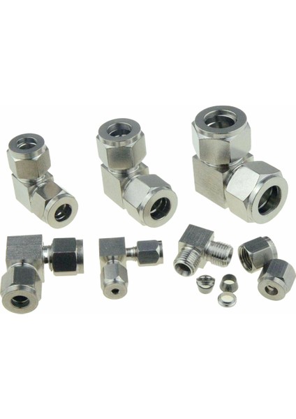 Pg Stili 3mm-6mm (A - B) Sıkıştırma Kovan Boru Bağlantı Dönüşüm Adaptörü Tüp Paslanmaz Çelik Kuplör Bağlayıcı Ydf-Lok (Yurt Dışından)