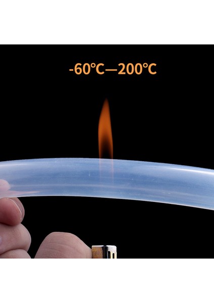 18X22MM Tarzı 1 Metre Metre Silikon Hortum Şeffaf Gıda Sınıfı Boru Kauçuk Akvaryum Yumuşak Hortum (Yurt Dışından)