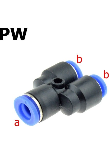 Pw Stili 6mm-4mm (A-B) Pnömatik Bağlantı Hava Hızlı Bağlantılar Konnektör Su Hortumu Itme Tüp Akış Kontrol Vinç Kuplajları (Yurt Dışından)