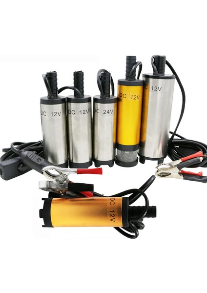 12V-38MM-S-MÜMKÜN 12V 24V Elektrikli Daldırma Dizel Yağ Su Pompası - Dizel Yağ Su Daldırma Lmin Yakıt Transfer Pompası (Yurt Dışından) fiyatları