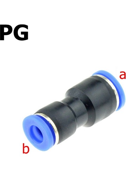 Pg Stili 12MM-8MM (A-B) Pnömatik Bağlantı Hava Hızlı Bağlantılar Konnektör Su Hortumu Itme Tüp Akış Kontrol Vinç Kuplajları (Yurt Dışından)