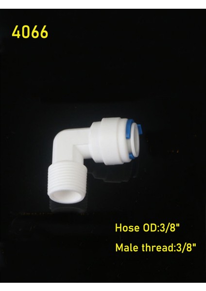 NO.4066 Tarzı Ro Su Dirseği Plastik Kuplaj Bağlantı Elemanı Eğik Hızlı Bağlantı Hortum Ters Osmoz Akvaryum Hortum Dönüştürücü (Yurt Dışından)