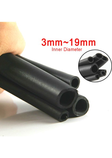 3X6MM Tarzı 3m Siyah Pürüzsüz Nitril Kauçuk Yakıt Hortumu Benzin Dizel Yağ Hattı Karbüratör Hortumu Boru Metre 3MM~19MM (Yurt Dışından) fırsatları