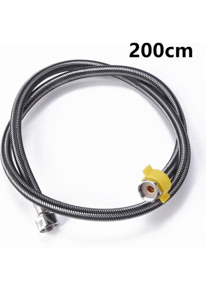 200CM Tarzı Dış Çap 14XİÇ Çap 7mm Mutfak Banyo Bataryası Için Sianco Paslanmaz Çelik Tesisat Patlama Geçirmez Esnek Örgülü Hortum Su Borusu 20CM~200CM (Yurt Dışından)
