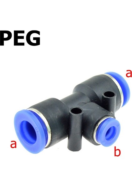Peg Stili 16MM-12MM (A-B) Pnömatik Bağlantı Hava Hızlı Bağlantılar Konnektör Su Hortumu Itme Tüp Akış Kontrol Vinç Kuplajları (Yurt Dışından)