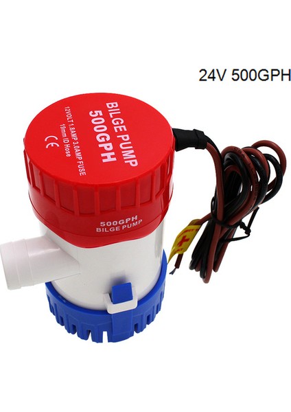 500GPH 24V Yeni Dc Kural Su Pompası Teknesi Uçak Motor Evleri Ev Teknesi Için %100 Yeni Bilge Pompa Gph (Yurt Dışından)