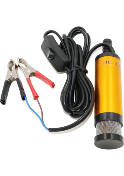 24V-YENI-ALTIN Taşınabilir Mv 24V Dc Elektrikli Daldırma Pompa Dizel Yakıt Su Alüminyum Alaşım Kabuk 12L/DK Yakıt Transfer Pompası (Yurt Dışından) fiyatları