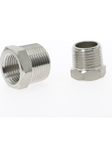 DN10 - Dn8 Stili Su Gazı Yağ Için Paslanmaz Çelik Boru Bağlantı Elemanları Kalp Azaltıcı Mafsallı Bsp Erkek Dişi Konu Tonifiye - E-Ticaret (Yurt Dışından) fırsatları