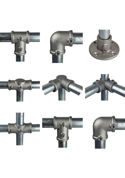 25 mm Dirsek Stili Alüminyum Alaşım Bağlantı Dirsek Tee Taban Düz Üç Boyutlu Bağlantı Elemanı Çelik Boru Raf Parçaları (Yurt Dışından) fiyatları