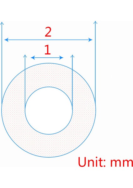 1X2MM 5m Tarzı 5m Gıda Sınıfı Silika Kılcal Şeffaf Silikon Hortum Ince Silikon Kauçuk Hortum Id Od Esnek Silikon Boru (Yurt Dışından)