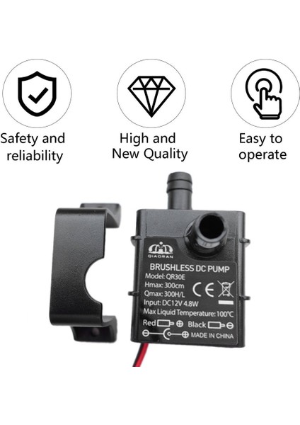 Sıcak Ultra-Sessiz Dc 5V 12V 4.2W 240LH Akış Hızı Su Geçirmez Fırçasız Pompa Mini Daldırma Su Filtresi Akvaryum Pompası (Yurt Dışından) fırsatları