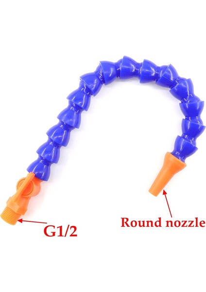 VALVE-G1L2-YUVARLAK Stil 5 Adet Erkek Dişi 300~ Plastik Esnek Su Yağ Soğutucu Hortum Nozulu ile Cnc Freze Tornalama Soğutma Borusu (Yurt Dışından)