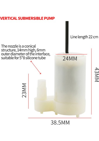 Silikon Tüp Mini Dc 5V USB Düşük Gürültülü Fırçasız Motorlu Pompa 120LH Mini Mikro Dalgıç Su Pompası Diy Kit Için (Yurt Dışından) fırsatları