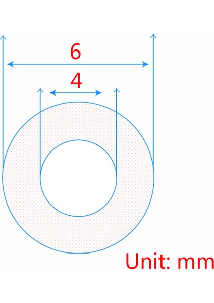 4X6MM 5m Tarzı 5m Gıda Sınıfı Silika Kılcal Şeffaf Silikon Hortum Ince Silikon Kauçuk Hortum Id Od Esnek Silikon Boru (Yurt Dışından)