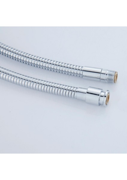 1,8 M'lik Bir Stil Paslanmaz Çelik Krom Yüzeyli Çekilebilir Duş Borusu, Banyo Lavabo Mutfak Gider Musluğu Özel Hortum (Yurt Dışından) indirimleri