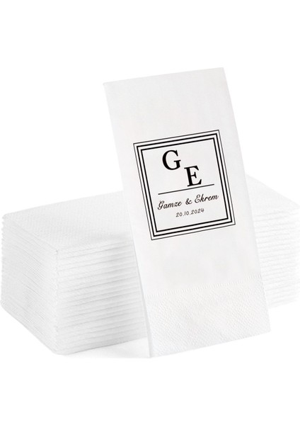 Kişiye Özel Yazılı Sunum Servis Peçetesi Konuşan Kağıt Peçete