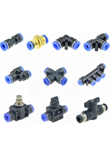 Pw Stili 10MM-8MM (A-B) Pnömatik Bağlantı Hava Hızlı Bağlantılar Konnektör Su Hortumu Itme Tüp Akış Kontrol Vinç Kuplajları (Yurt Dışından) fiyatları