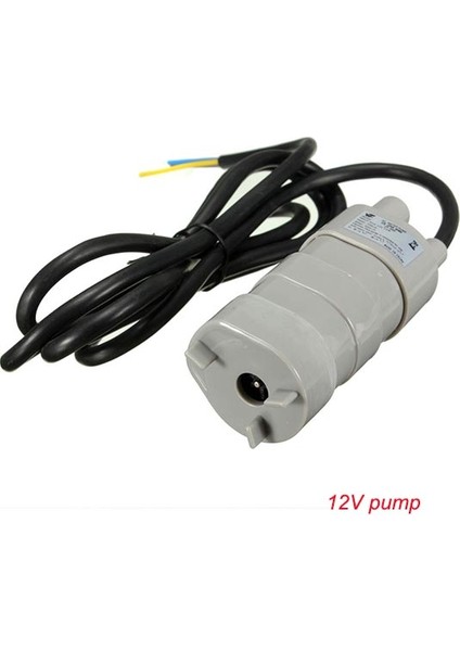 12V En Iyi Satış 12V 24V 600LH Yüksek Basınçlı Dc Daldırma Su Pompası Üç Tel Mikro Motor Su Pompası Adaptör ile (Yurt Dışından)