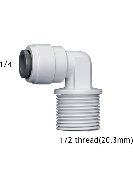 No.7 Tarzı 90 Derece Dirsek Ro Su Fittings 15 Çeşit Erkek Dişi Konu Pom Hortum Pe Boru Bağlantı Parçası Filtre Ters Ozmoz Parçaları (Yurt Dışından)