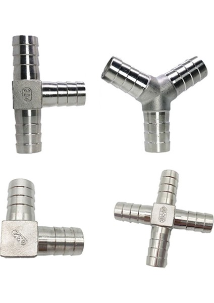 T Tarzı 10 mm Su Yağı ve Gaz Hortumu Boru Bağlantı Aksesuarları Için 304 Paslanmaz Çelik L Y T Tipi Çapraz Hortum Bağlantı Dirseği 3 4 Yollu (Yurt Dışından) fiyatları