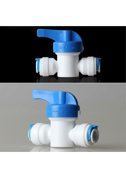T Şekli 9,5-9,5 mm Stili Ters Osmoz Hızlı Bağlantı Hortum Bağlantı Tee Y Bağlayıcı 2 Yönlü Eşit Dirsek Düz Ro Su Plastik Fitting (Yurt Dışından)