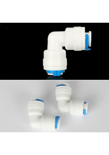 T Şekli 9,5-9,5 mm Stili Ters Osmoz Hızlı Bağlantı Hortum Bağlantı Tee Y Bağlayıcı 2 Yönlü Eşit Dirsek Düz Ro Su Plastik Fitting (Yurt Dışından)