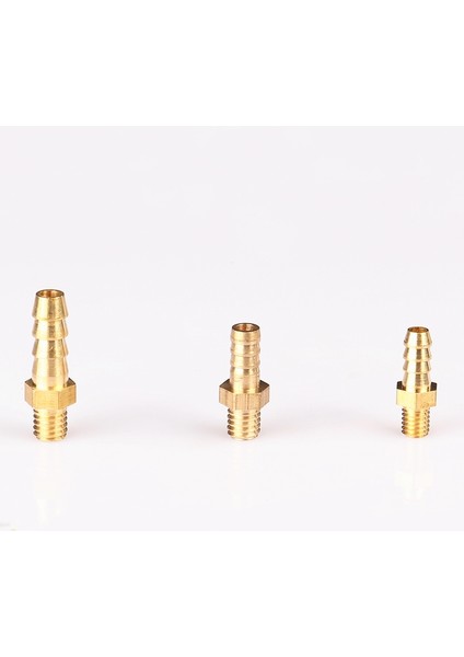 M5'ten Dikenli 4,8 mm Stiline Mini Pagoda Brae Fittings Erkek Dişi Pirinç Barb Hortum Deri Tüp Trakea Bağlayıcı (Yurt Dışından) fiyatları