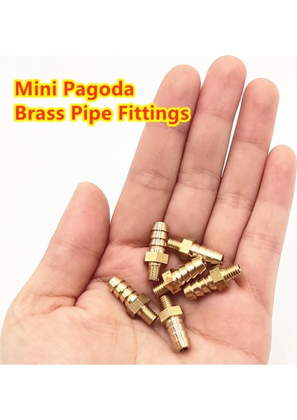 M5'ten Dikenli 4,8 mm Stiline Mini Pagoda Brae Fittings Erkek Dişi Pirinç Barb Hortum Deri Tüp Trakea Bağlayıcı (Yurt Dışından) modelleri