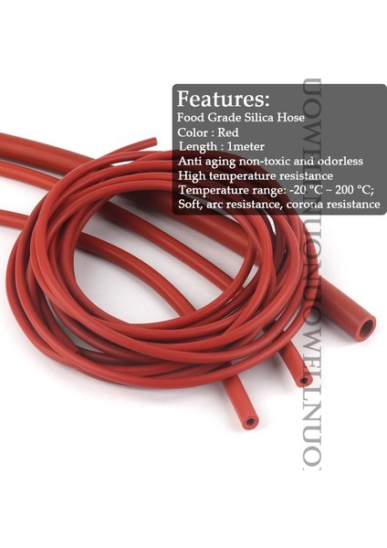 8X11MM Tarzı 1 Milyon I.D2~16MM Paslanmaz Kırmızı Silikon Boru Isıya Dayanıklı Otomobil Yağ Borusu Vakum Soğutma Borusu Hava Pompası Yumuşak Kauçuk Hortum (Yurt Dışından) modelleri