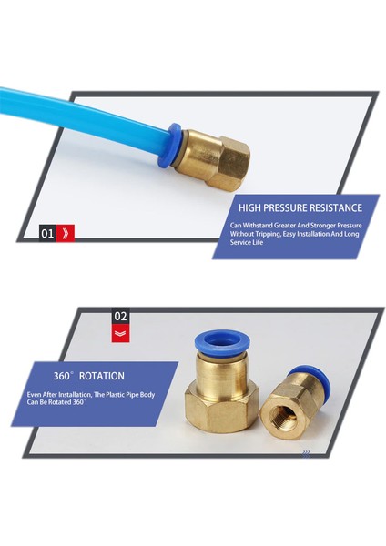 Pcf Stili 8 mm Pnömatik Hava Bağlantı Parçası Fslpbpxpl Konu M Yolu Hortum Bağlantı Boru Hızlı Bağlayıcılar (Yurt Dışından)