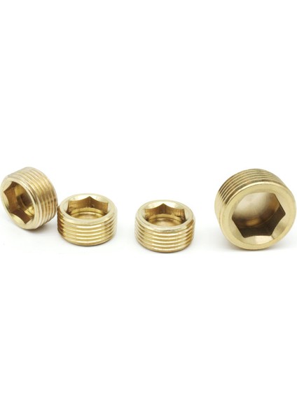 1l2 Erkek Şapkalı Stil 10 Parça Erkek Dişi Konu Brae Hex Head Son Kapak Fiş Bağlantı Hızlı Bağlayıcı Pirinç Evrensel Musluk Adaptörü (Yurt Dışından) fırsatları