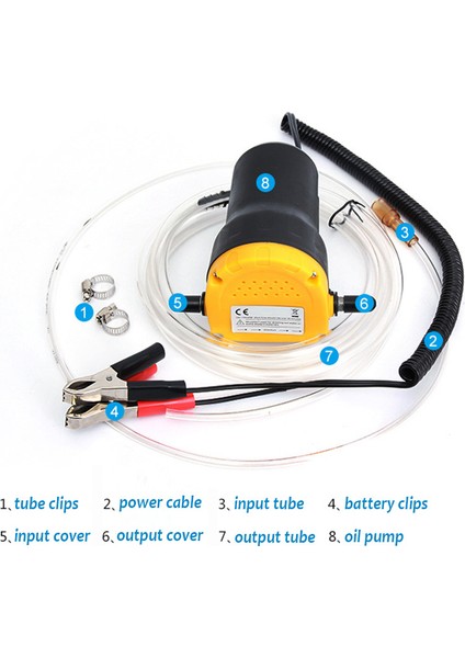 24V 12V 24V 220V Araba Yağ Çekici Motor Yağı Pompası Ham Sıcak Yağ Sıvı Emme Pompası Yakıt Motor Yağı Çıkarma Pompası Transfer Pompaları (Yurt Dışından)