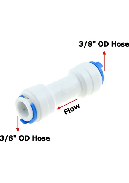 9 52MM Od Hortum Stili Için Ro Su Dirsek Doğru Kontrol Valfi Hızlı Bağlantı Hortum Erkek Ters Osmoz Sistemi Plastik Bağlayıcı (Yurt Dışından)
