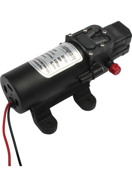 B Dc 12V 60W Mikro Elektrikli Diyafram Su Pompası Otomatik Anahtar 5l/dak Yüksek Basınçlı Araba Yıkama Sprey Su Pompası 0.8mpa 5l/dak (Yurt Dışından)