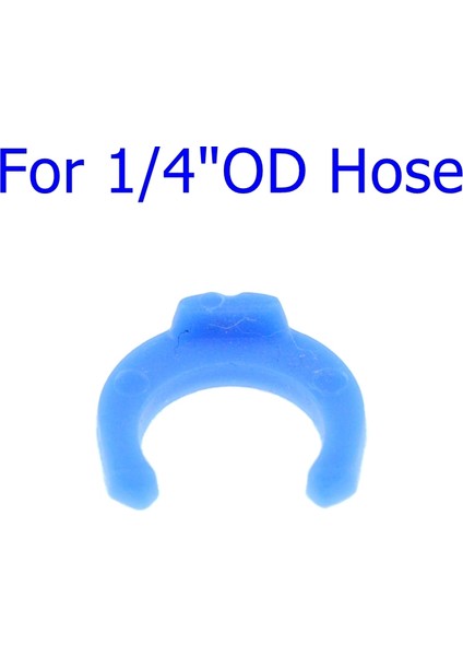1ı4 Od Hortum Stili Için 100 Adet Su Arıtma Hızlı Bağlantı Hortumu Mavi C-Kelepçe Ro Sistemi Için Akvaryum Ters Osmoz Filtresi Ters Osmoz Sistemi Bağlantı Parçası (Yurt Dışından)