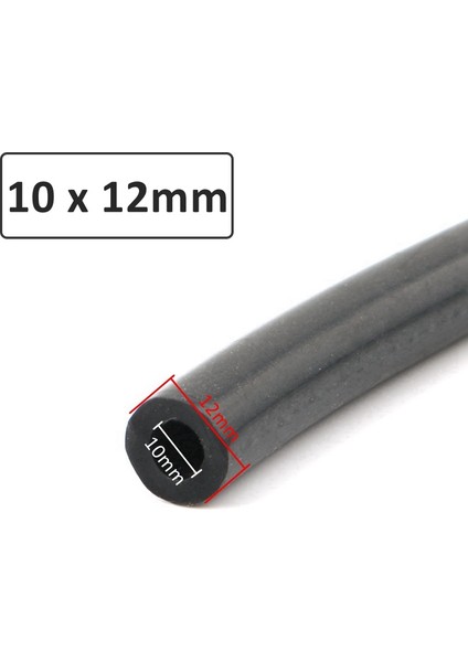 10 x 12 mm Tarzı 1m Siyah Silikon Tüp 3~38MM Kauçuk Hortum Esnek Yumuşak Boru Akvaryum Hava Pompası Için (Yurt Dışından)