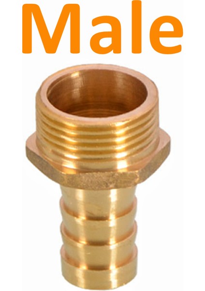 Erkek Stili 14 mm Diken Bakır Bağlantı Elemanı Hortum Bağlantı Parçası mm Barb Kuyruk Bsp Erkek Dişi Konnektör Kuplör (Yurt Dışından)