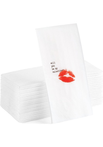 Will You Be My Yazılı Baskılı Sunum Servis Peçetesi 20'li