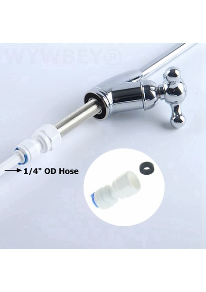 Musluk Musluk Konektörü Stili 25*20MM Ters Ozmoz Su Arıtıcı Için Ro Su Hızlı Boru Bağlantısı Od Hortum Erkek Dişi Konu Plastik Bağlayıcı (Yurt Dışından)