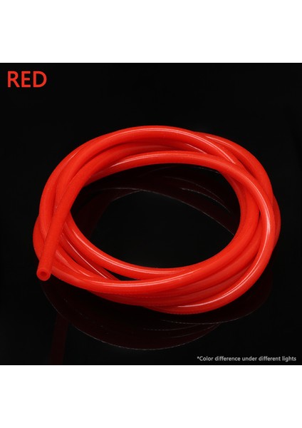 Kırmızı Stil Iç Çap 1 mm Dış Çap 2 mm 1 Metre Silikon Boru Esnek Kauçuk Hortum Gıda Sınıfı Içecek Borusu Su Bağlantısı Id (Yurt Dışından)