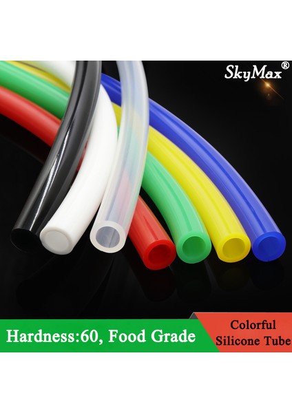 Parlak Yeşil Tarzı Kimlik 2mm Dış Çap 3mm 1 Metre Id Silikon Boru Esnek Kauçuk Hortum Gıda Sınıfı Soğuk Içecek Borusu Su Bağlantısı (Yurt Dışından) fiyatları