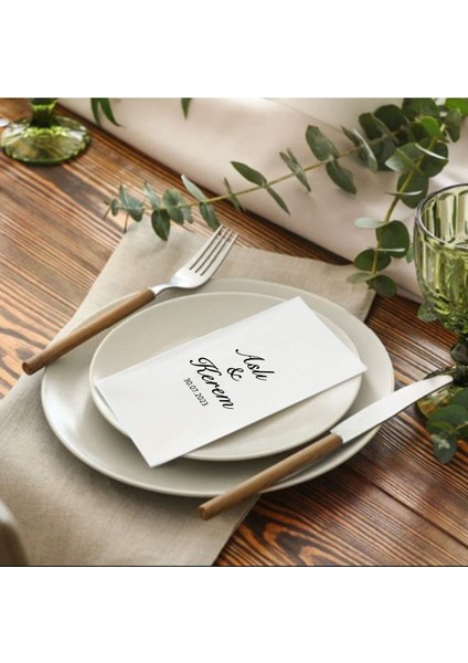 Kişiye Özel Söz Düğün Nişan Sunum Servis Peçetesi Konuşan Kağıt Peçete fiyatları