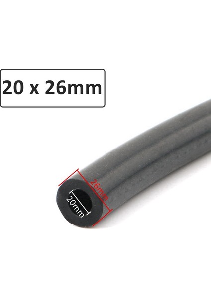 20 x 26 mm Tarzı 1m Siyah Silikon Tüp 3~38MM Kauçuk Hortum Esnek Yumuşak Boru Akvaryum Hava Pompası Için (Yurt Dışından)