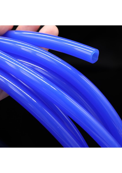 Mavi Stil 5 Metre M Gıda Sınıfı Mavi Silikon Kauçuk Hortum Id Esnek Toksik Olmayan Silikon Boru (Yurt Dışından)