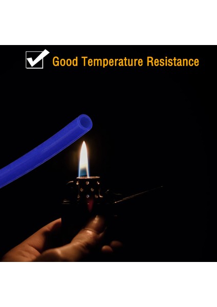 Mavi Stil 5 Metre M Gıda Sınıfı Mavi Silikon Kauçuk Hortum Id Esnek Toksik Olmayan Silikon Boru (Yurt Dışından) modelleri