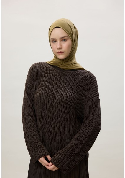 Haki Fresh Scarfs Penye Şal